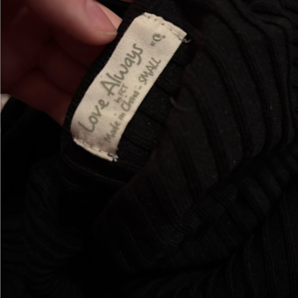 Always Black Ribbed Dress - Picture 2 of 2